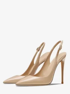 Women's High Heels Pointed Toe Slingback Pumps