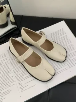 Women's Ballet Flats Toe Split Mary Jane Flat Shoes