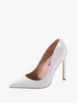 Women's Burgundy High Heels Pointed Toe Stiletto Heel Pumps