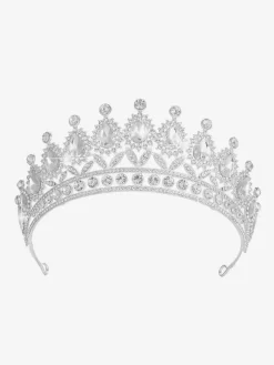 Womens Crown Tiaras Vintage Jewelry Alloy Crystal Synthetic Gemstones Headwear