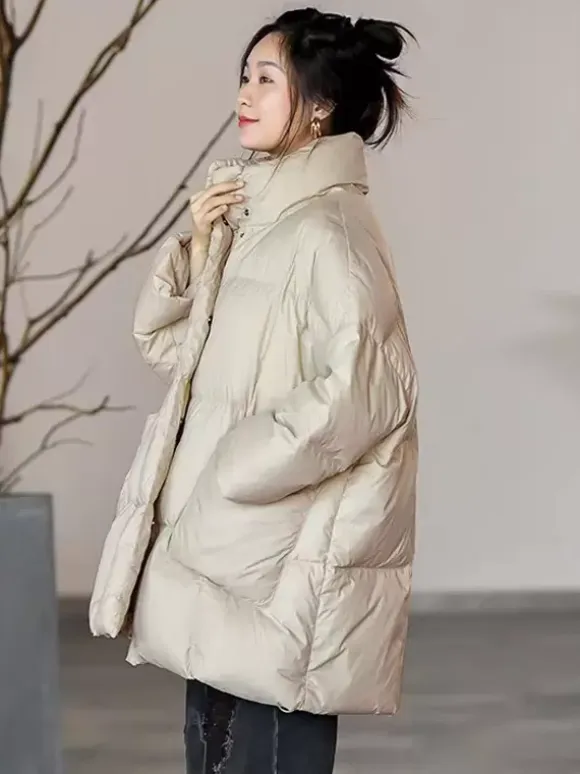 Women's Down Jacket Chic Polyester