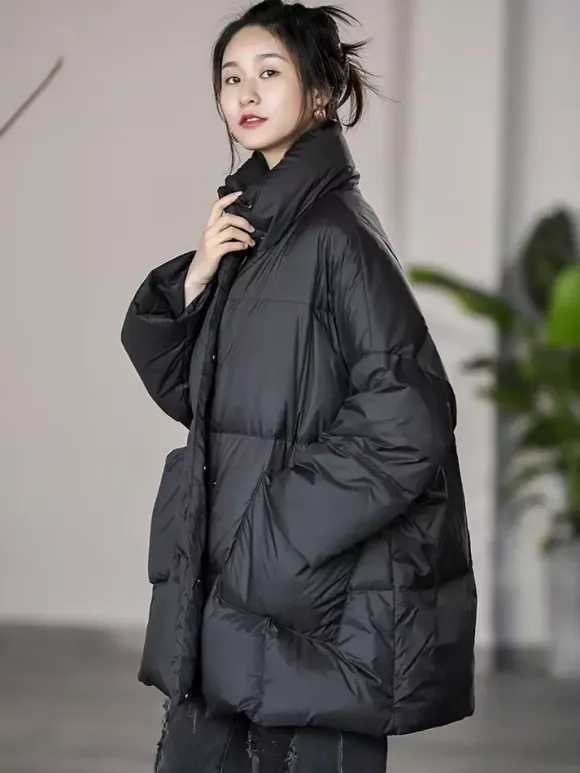Women's Down Jacket Chic Polyester