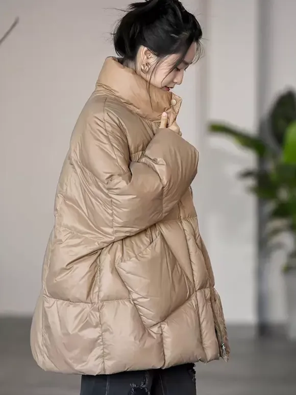 Women's Down Jacket Chic Polyester