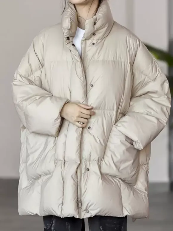 Women's Down Jacket Chic Polyester