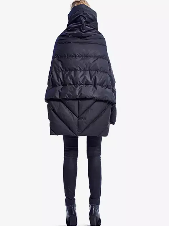 Women's Down Jacket Irregular Duck Down