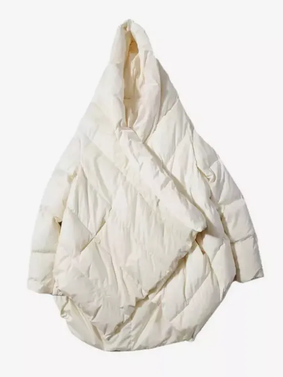Women's Down Jacket Irregular Duck Down