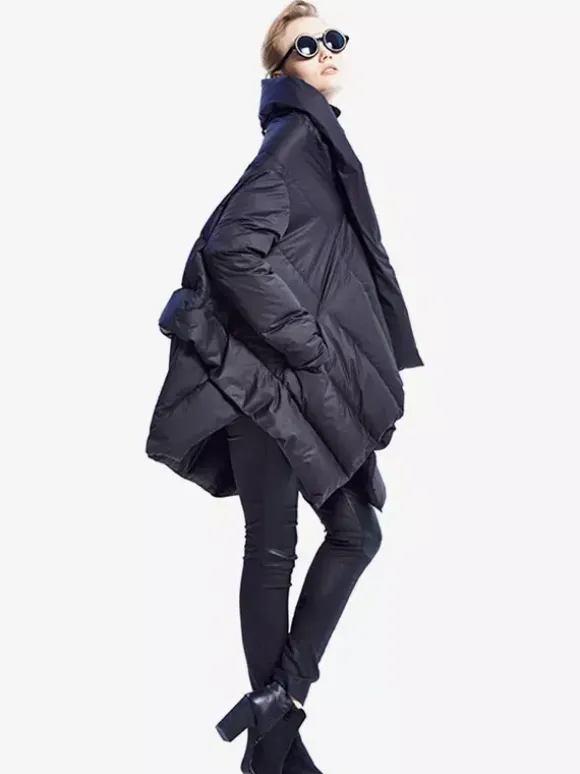 Women's Down Jacket Irregular Duck Down
