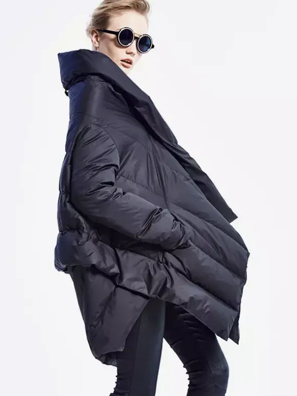 Women's Down Jacket Irregular Duck Down