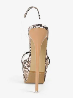 Women Sexy Sandals Platform Open Toe Stiletto Heel Sexy Shoes