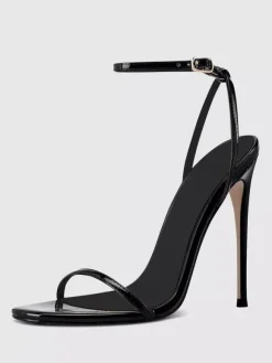 Women's Heel Sandals Open Toe Stiletto Heel Ankle Strap Party Shoes