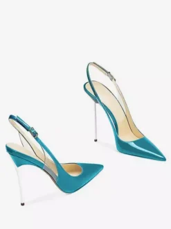 Women's High Heel Pumps Pointed Toe Slingback Sexy Shoes