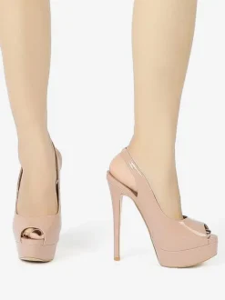 Women's High Heels Peep Toe Platform Stiletto Heel Pumps