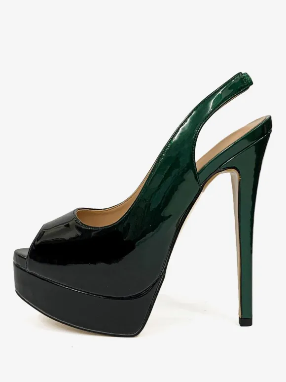 Women's High Heels Peep Toe Platform Stiletto Heel Pumps