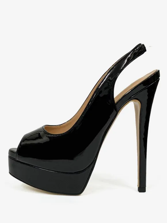 Women's High Heels Peep Toe Platform Stiletto Heel Pumps