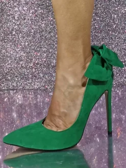 Women's High Heels Plus Size Pumps Stiletto Heel Micro Suede Upper