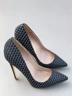 Women's High Heels Pointed Toe Printed Stiletto Heel Pumps