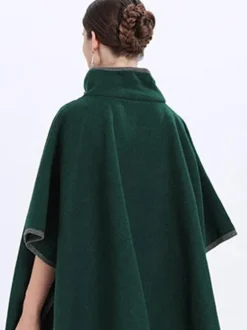Women's Poncho Coat Oversized Cape Spring Outerwear 2026