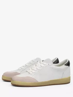 Women White Sneakers Lace Up Skate Sneakers