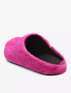 Women Winter Slippers Faux Fur Hair Round Toe slides